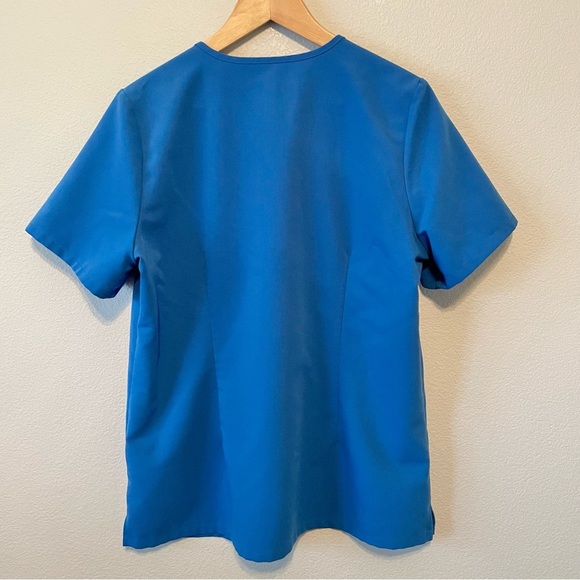 Figs Blue Technical Collection Scrub Top - Picture 3 of 4